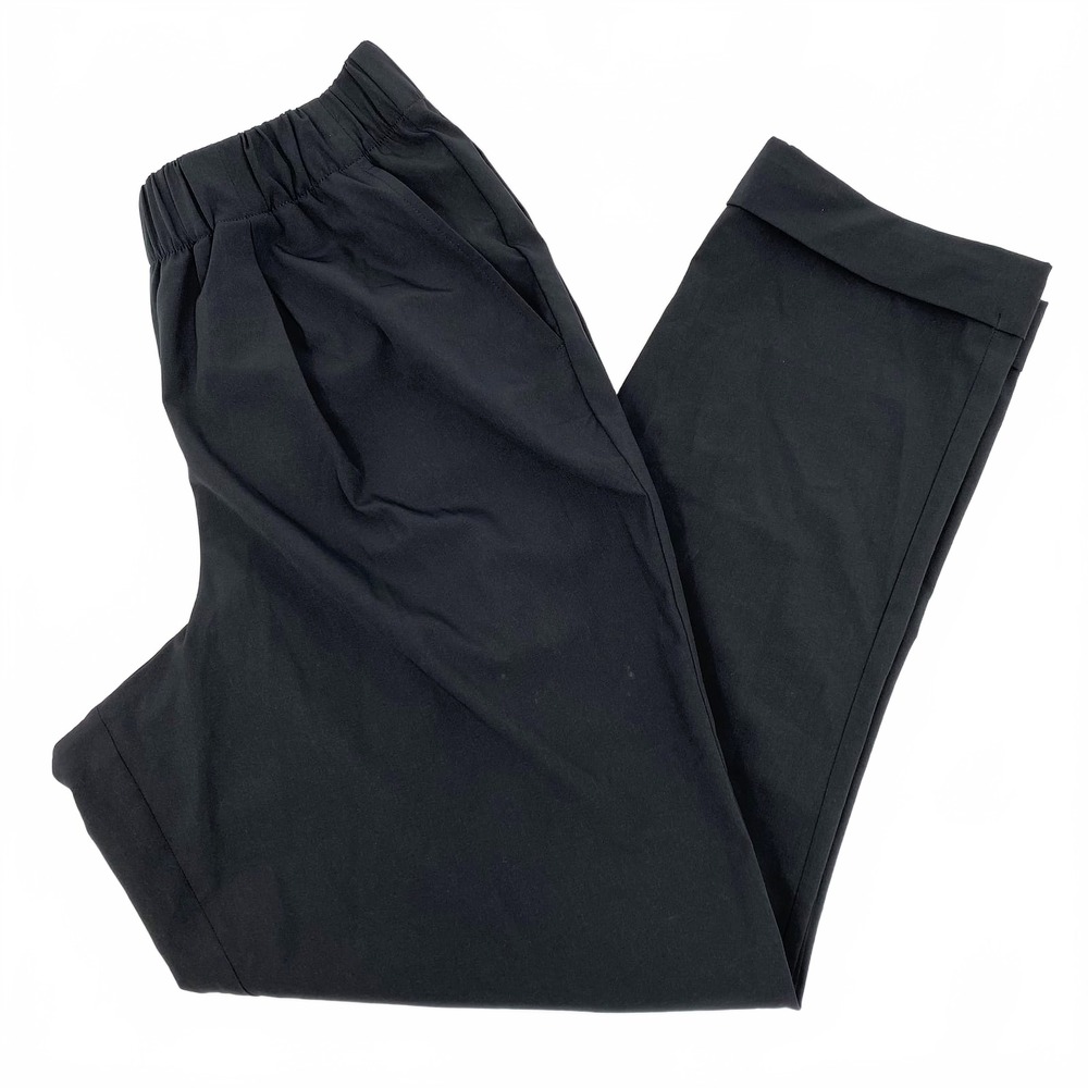Varley Black Cuffed Hem Pants | Women’s Size S, Polyester, Regular